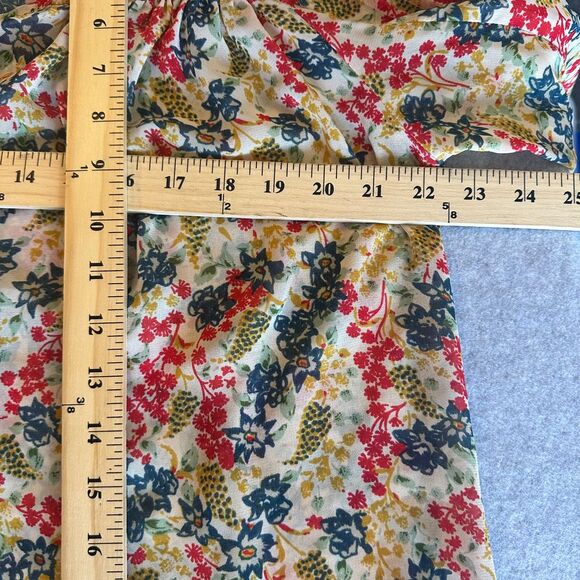 Urban Outfitters Pins & Needles Peasant Boho Cottagecore  Flowy top Size Medium‎ - Picture 7 of 10